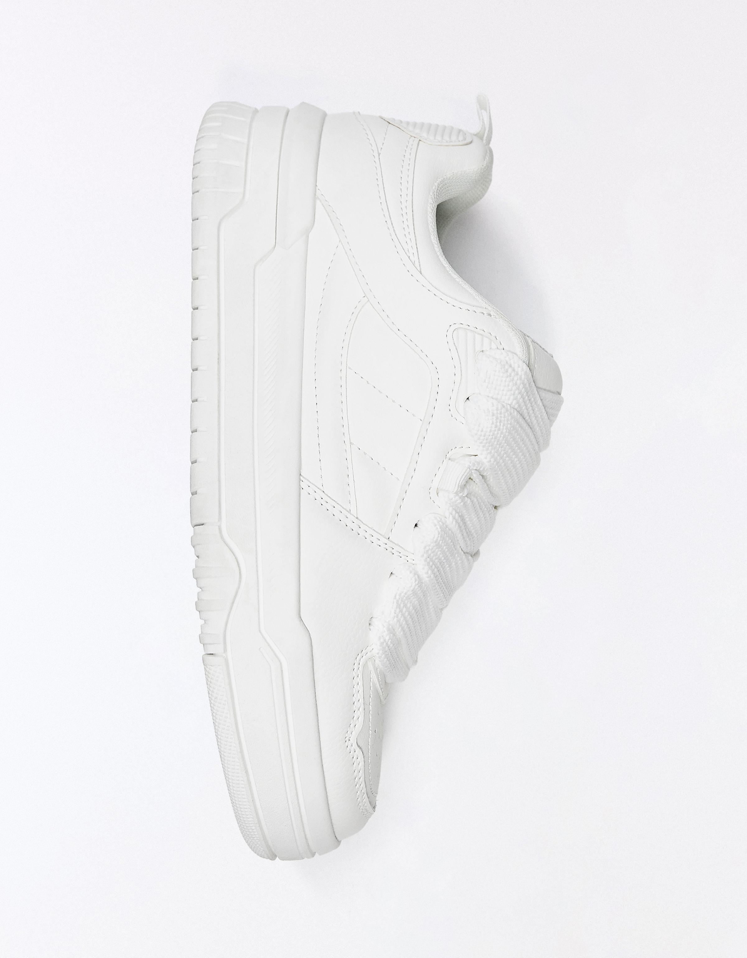 Chunky skate trainers — WHITE