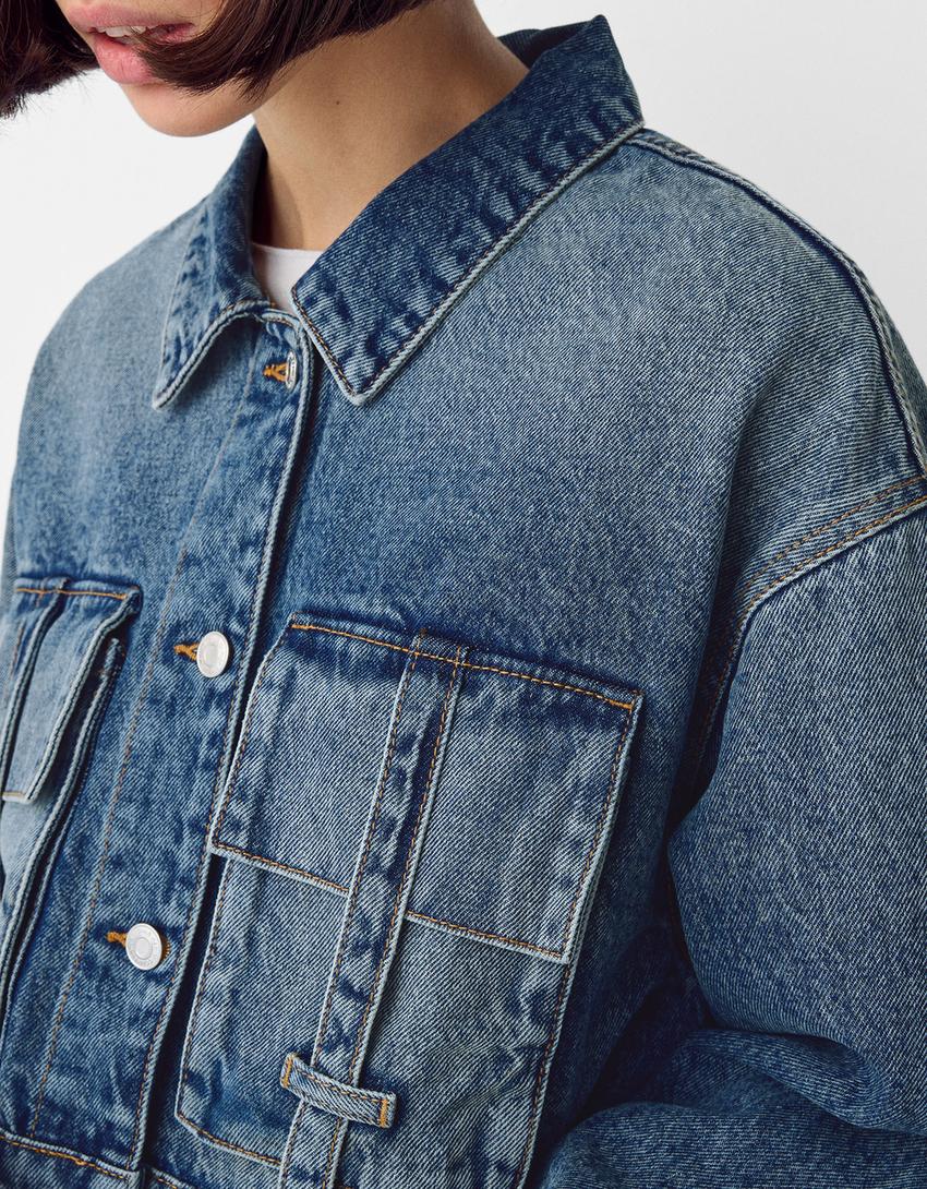 جاكيت دنيم قصير بحمالات-أزرق-6