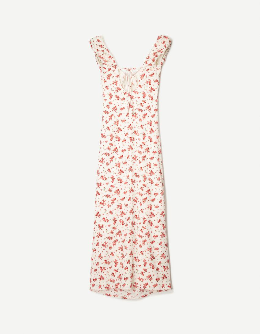 Midi dress-White-4