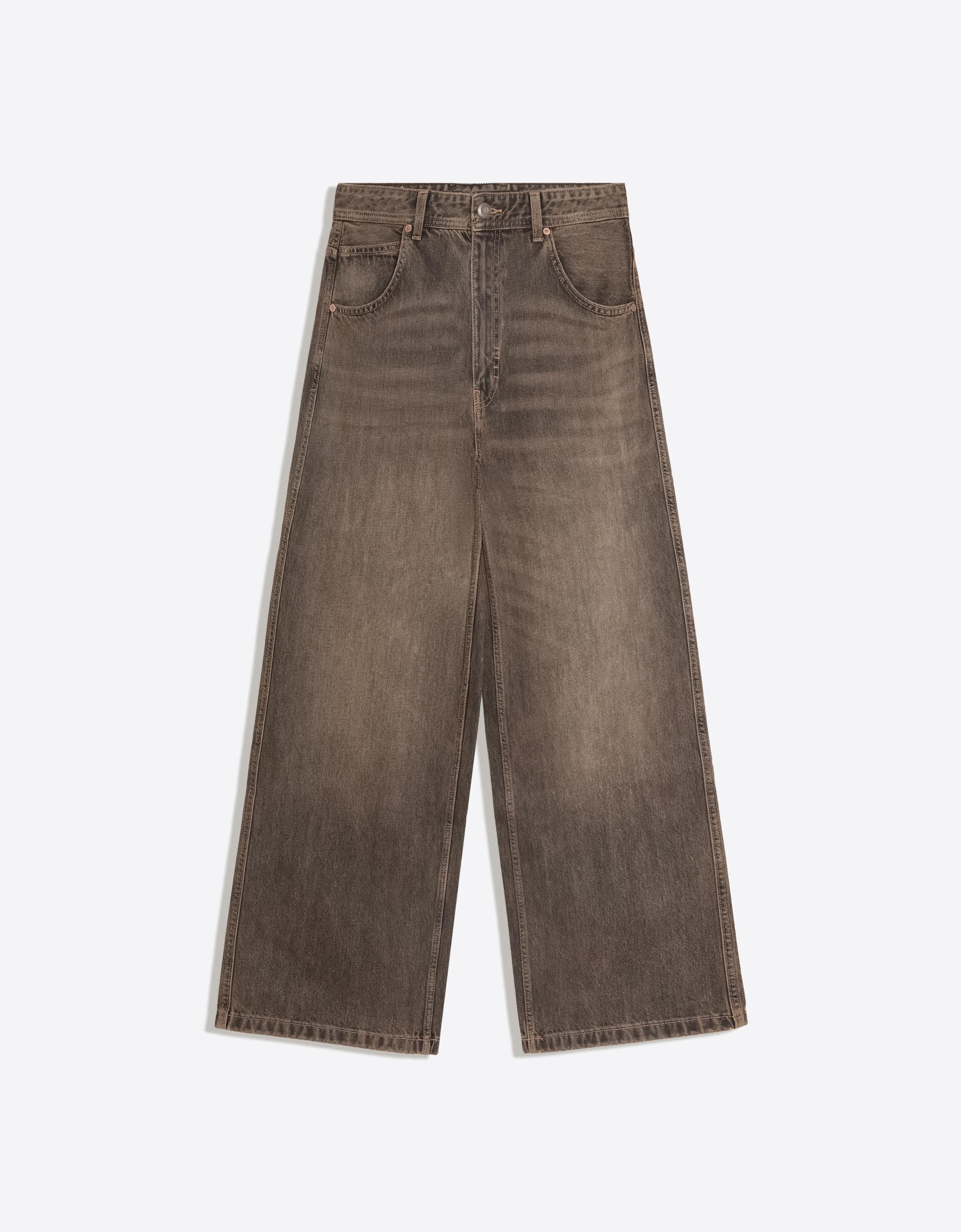 Baggy skater jeans — Brown