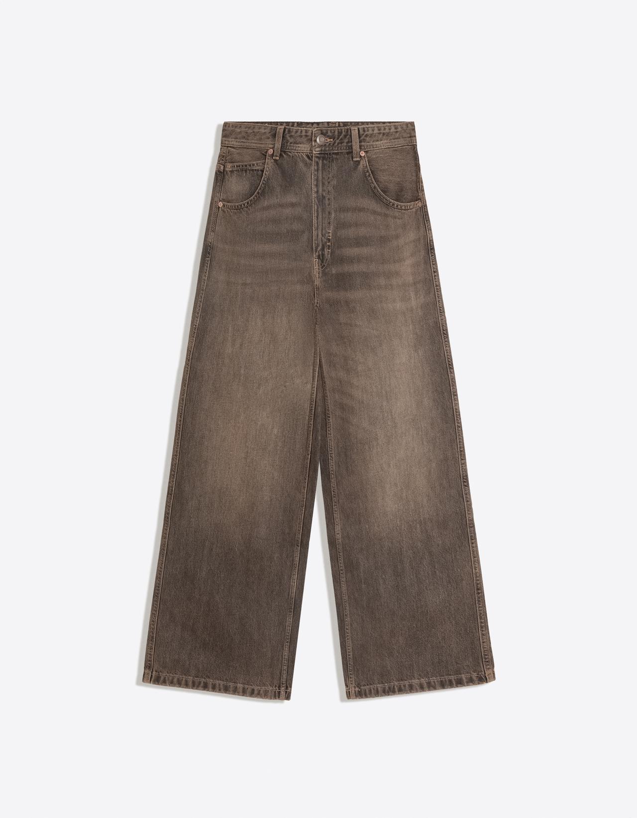 Baggy skater jeans — Brown
