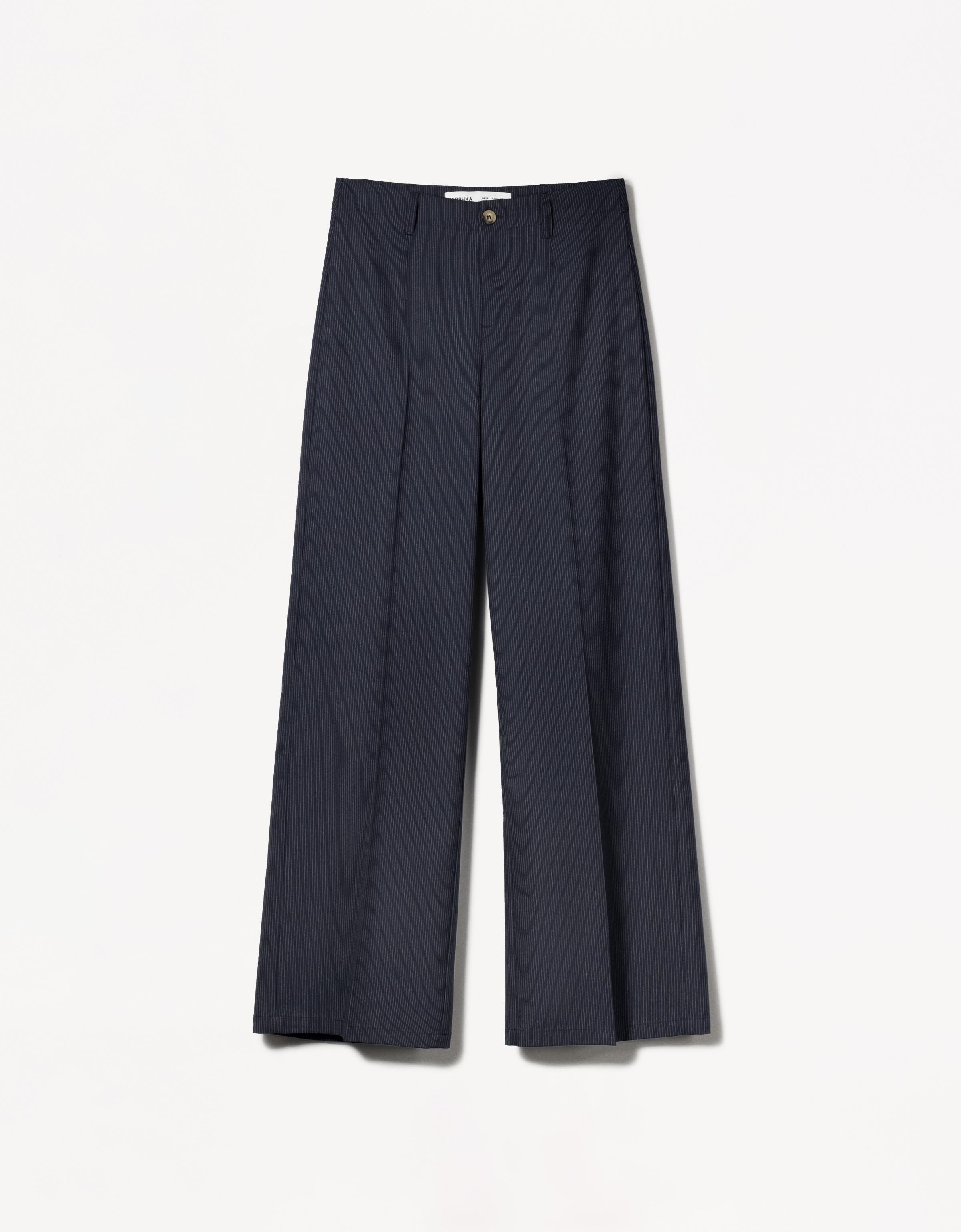 Wide-leg pants - Women | Bershka