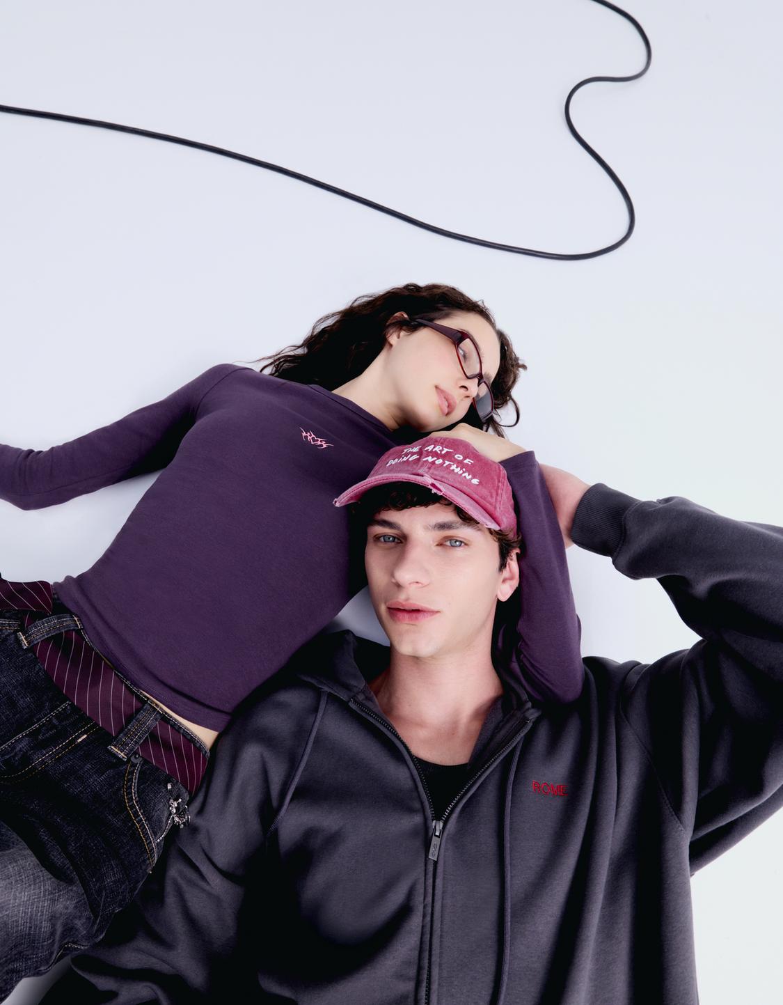 Zip-up hoodie