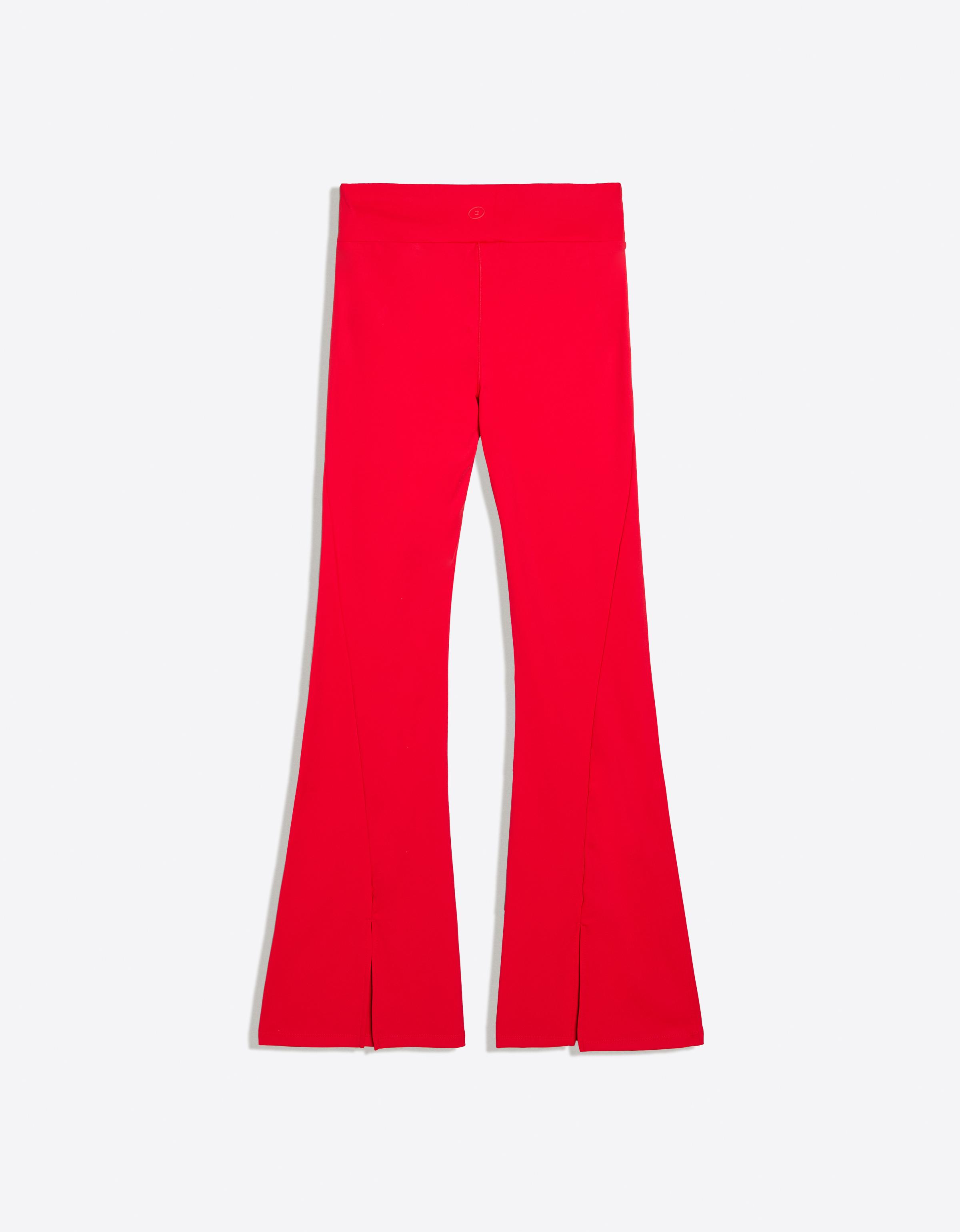 Breathable & Quick Dry flared technical trousers — Red