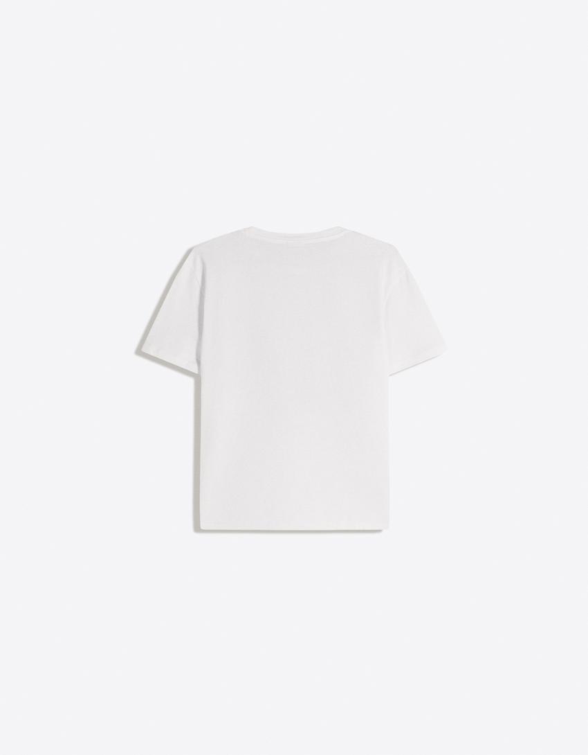 Regular fit T-shirt-White