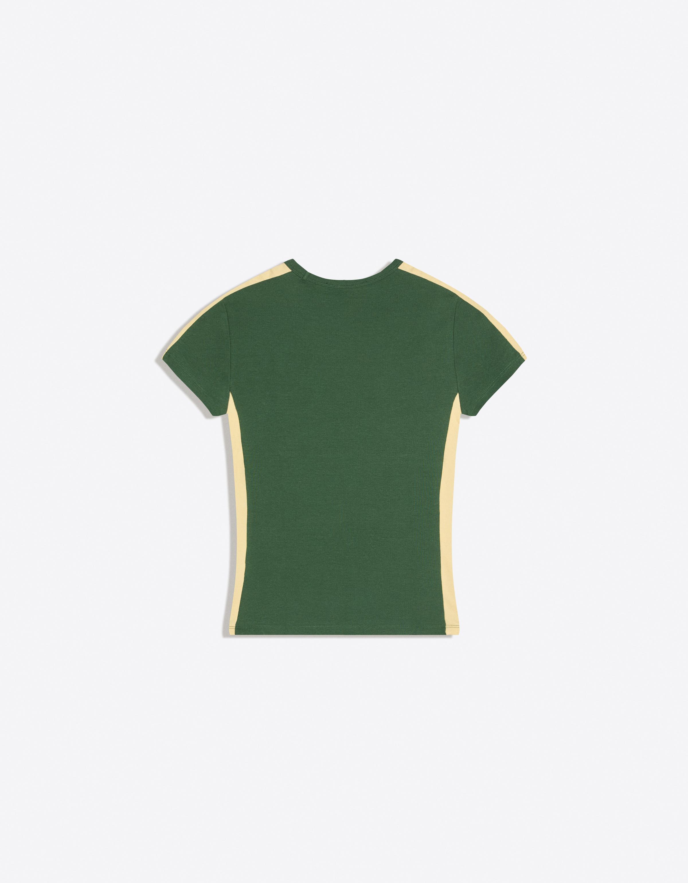 Short sleeve sport print T-shirt — Green