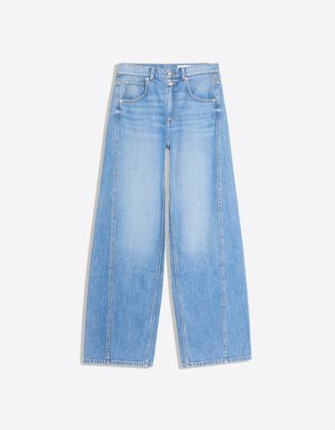 High-waist barrel jeans — Light blue 5