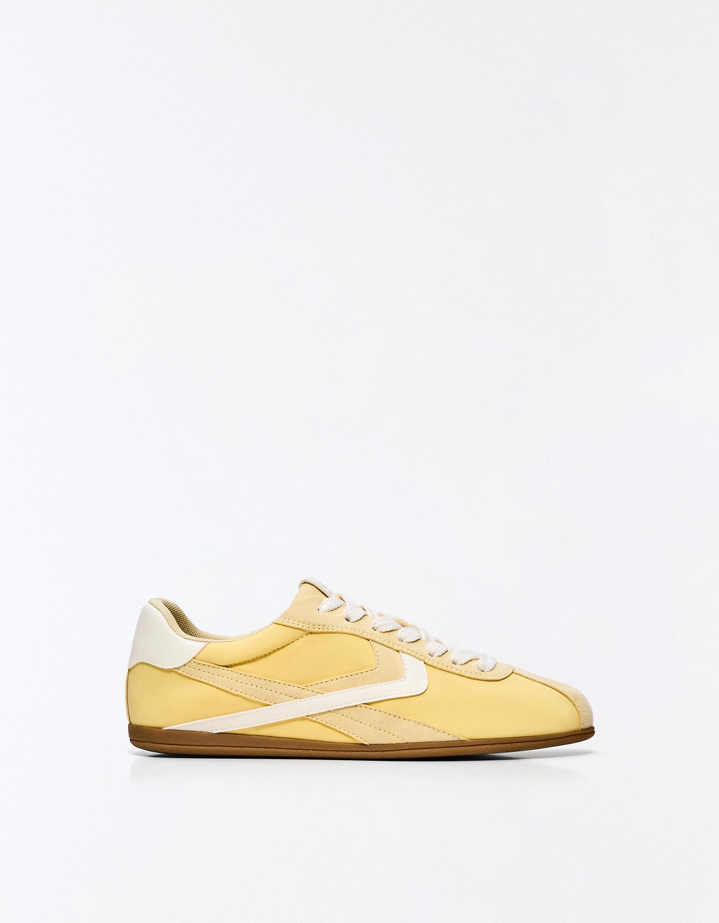 Bershka Zapatillas Piso Fino Mujer Combinado