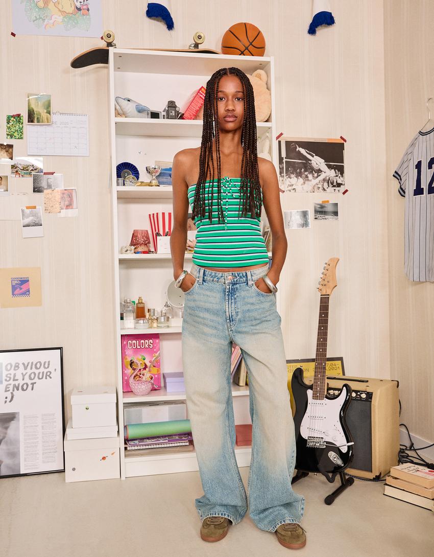 Baggy jeans-Light blue-0