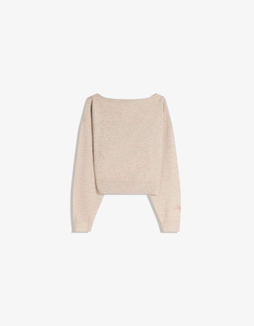 Pull col bateau-Sable