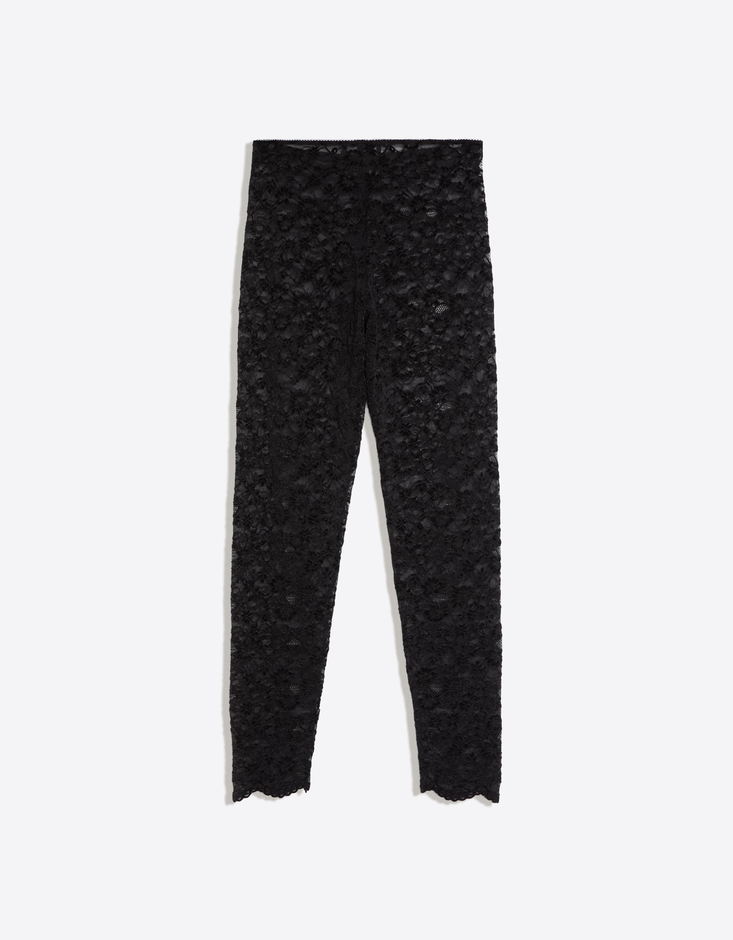 Bershka Dantelli tayt pantolon