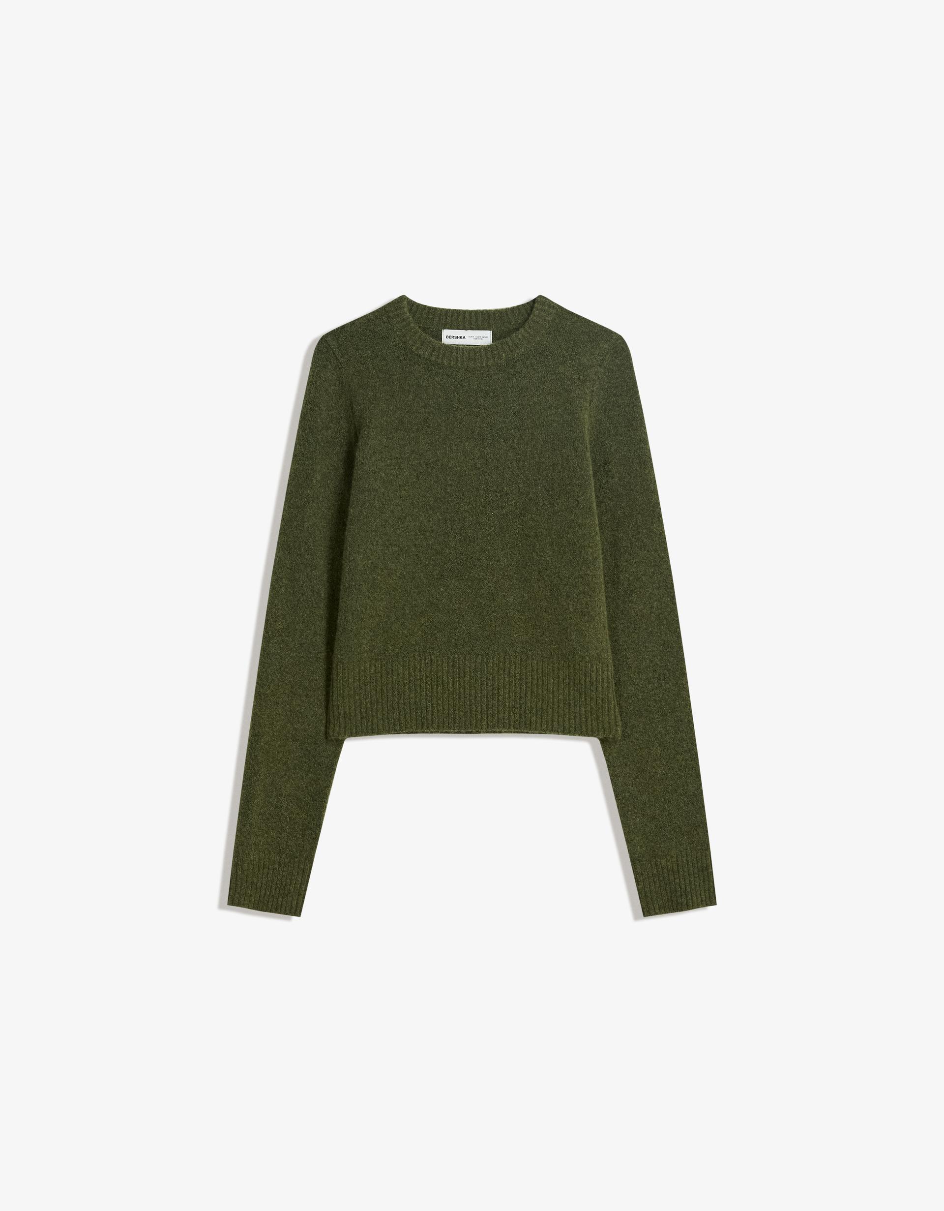 Round neck sweater Women Bershka - Main Image