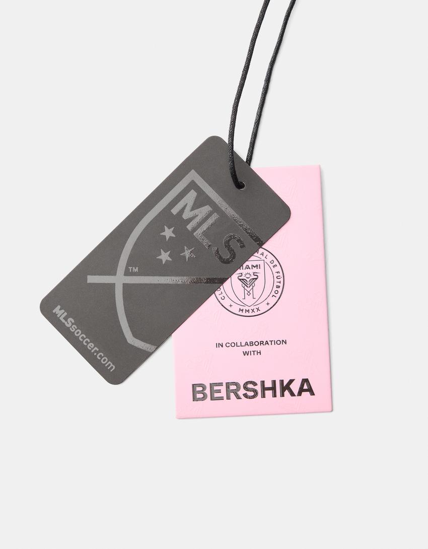 Inter Miami CF print cropped T-shirt-Pink