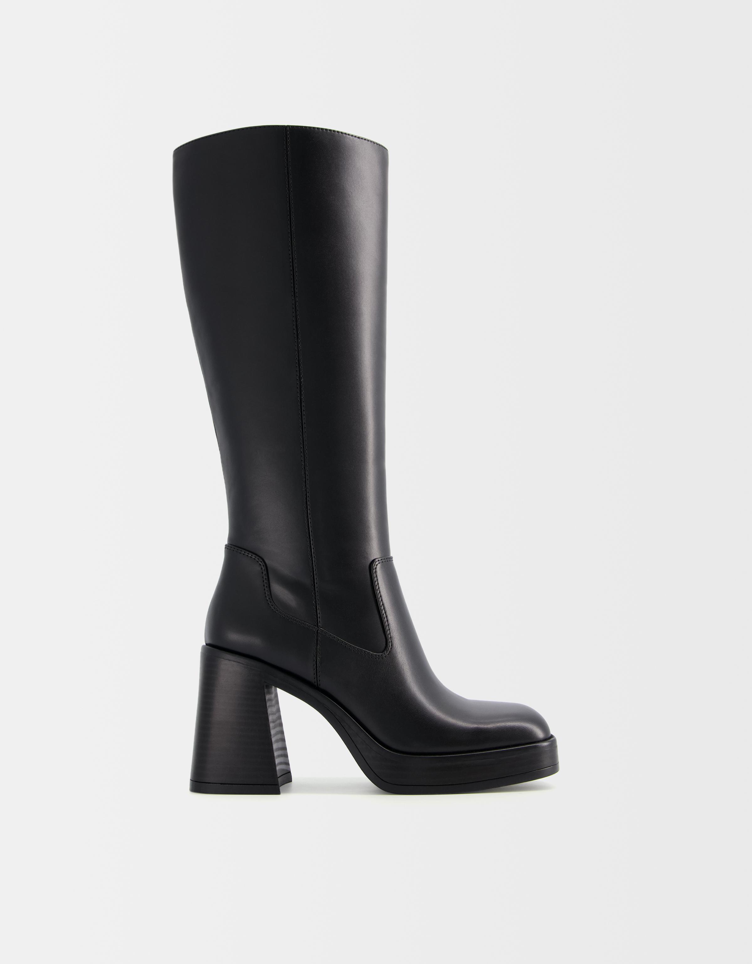 Botas retailer negras bershka mujer