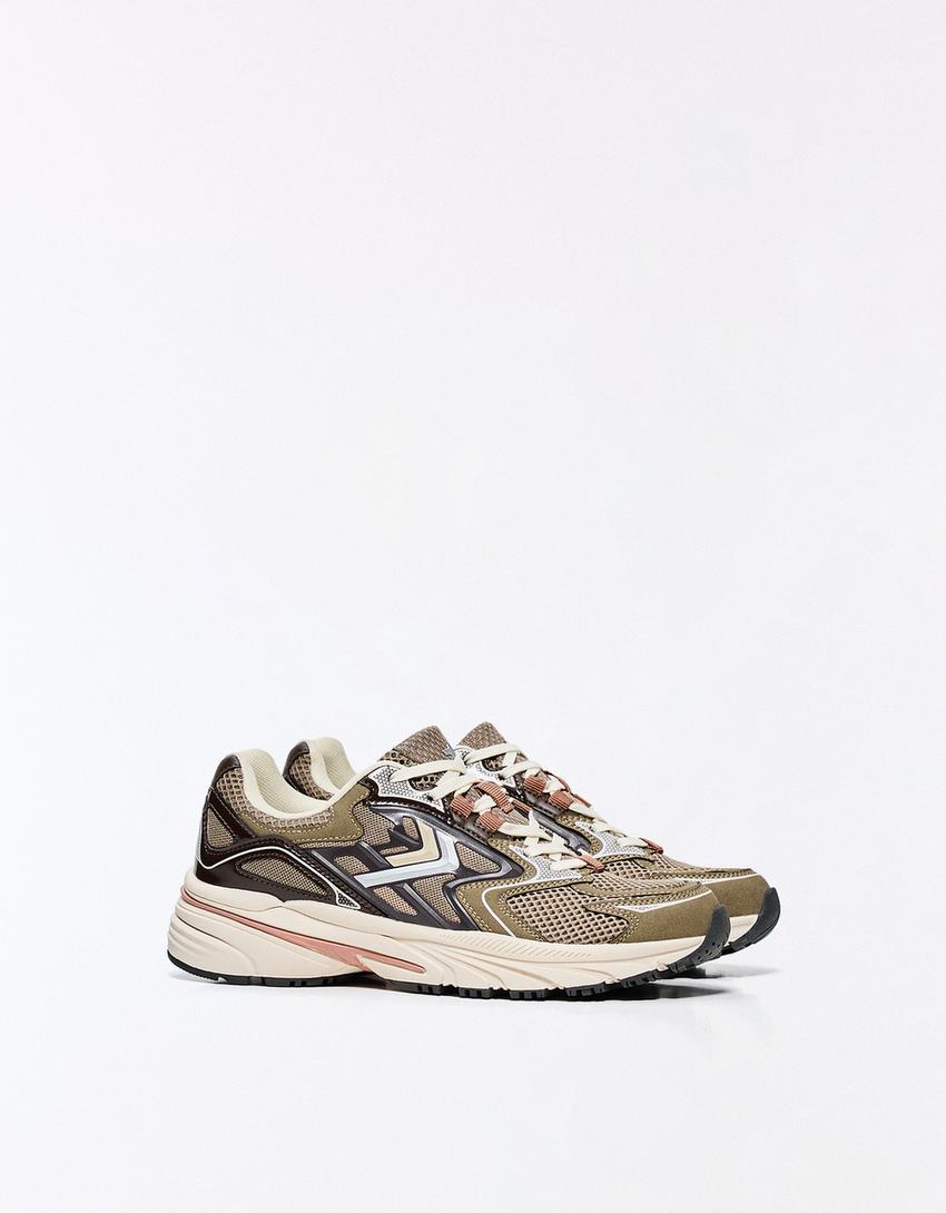 Tenisky z viacerých kúskov-Kombinovaná