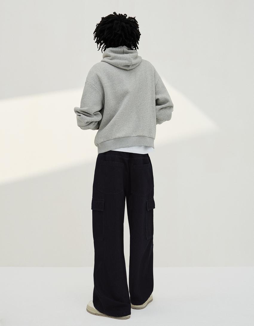 Jeans cargo parachute-Marino