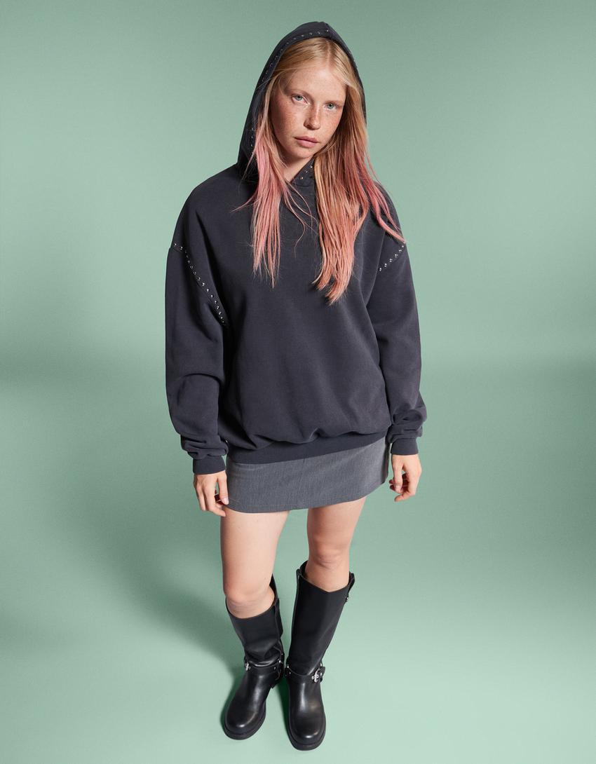 Hoodie-Dark grey