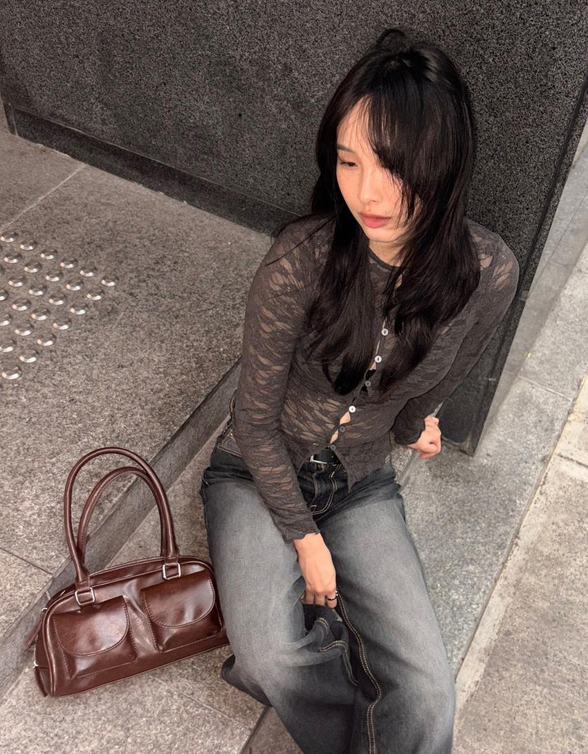Bowling bag-Brown