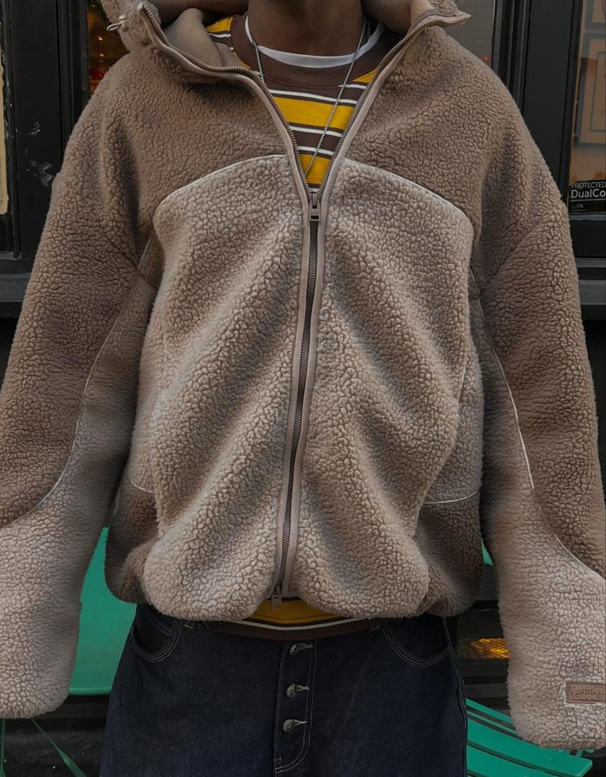 Jakna iz flisa-Kamelja