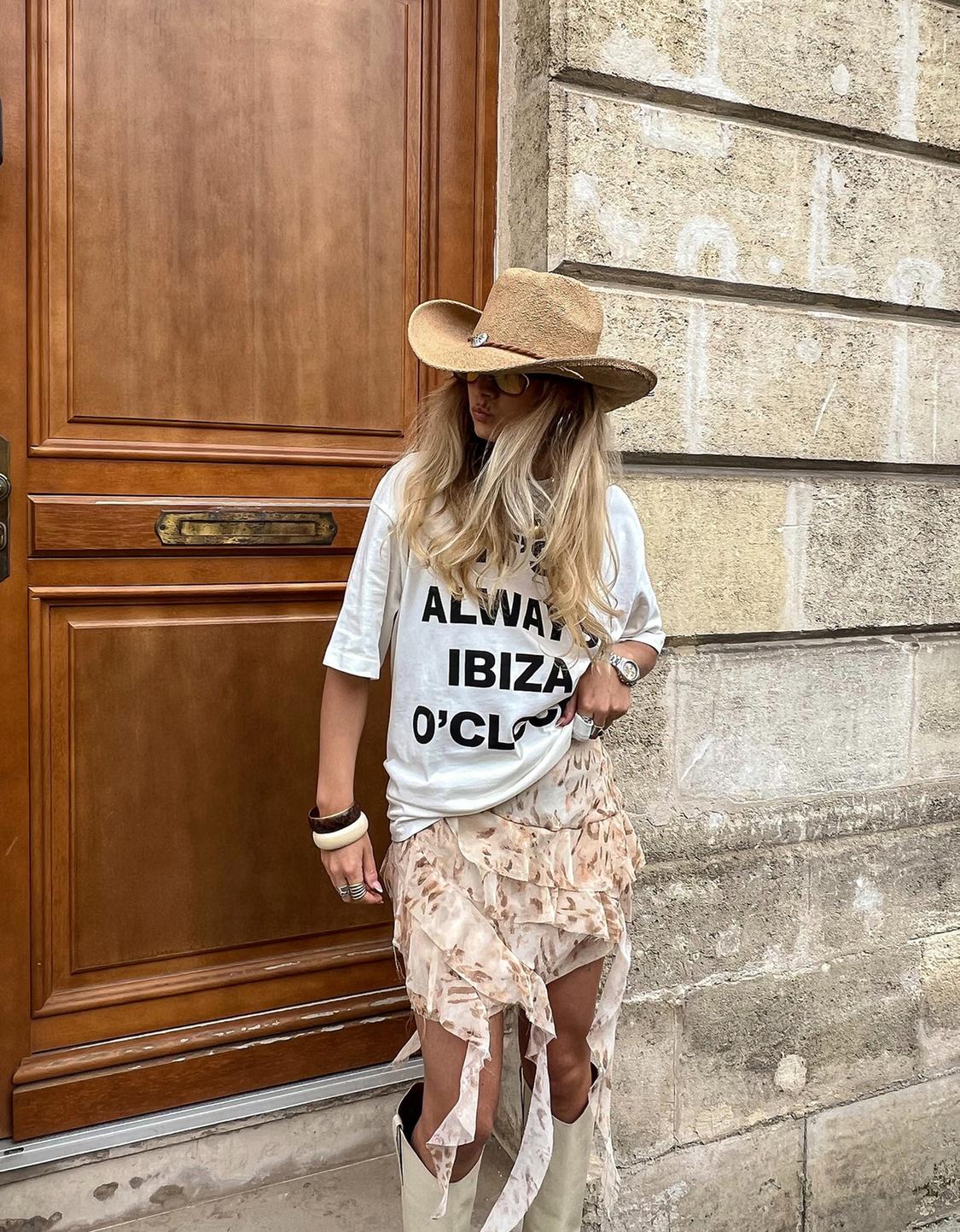Short sleeve T-shirt with print