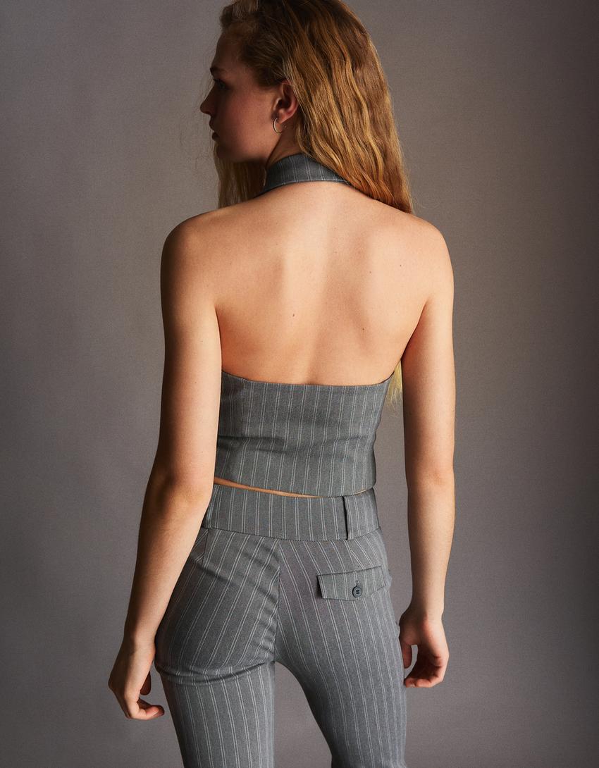 וסט מבד בנגלין-אפור כהה