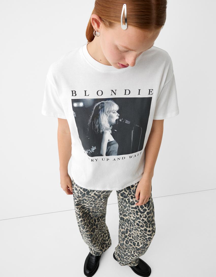Short sleeve Blondie T-shirt-Off white-2