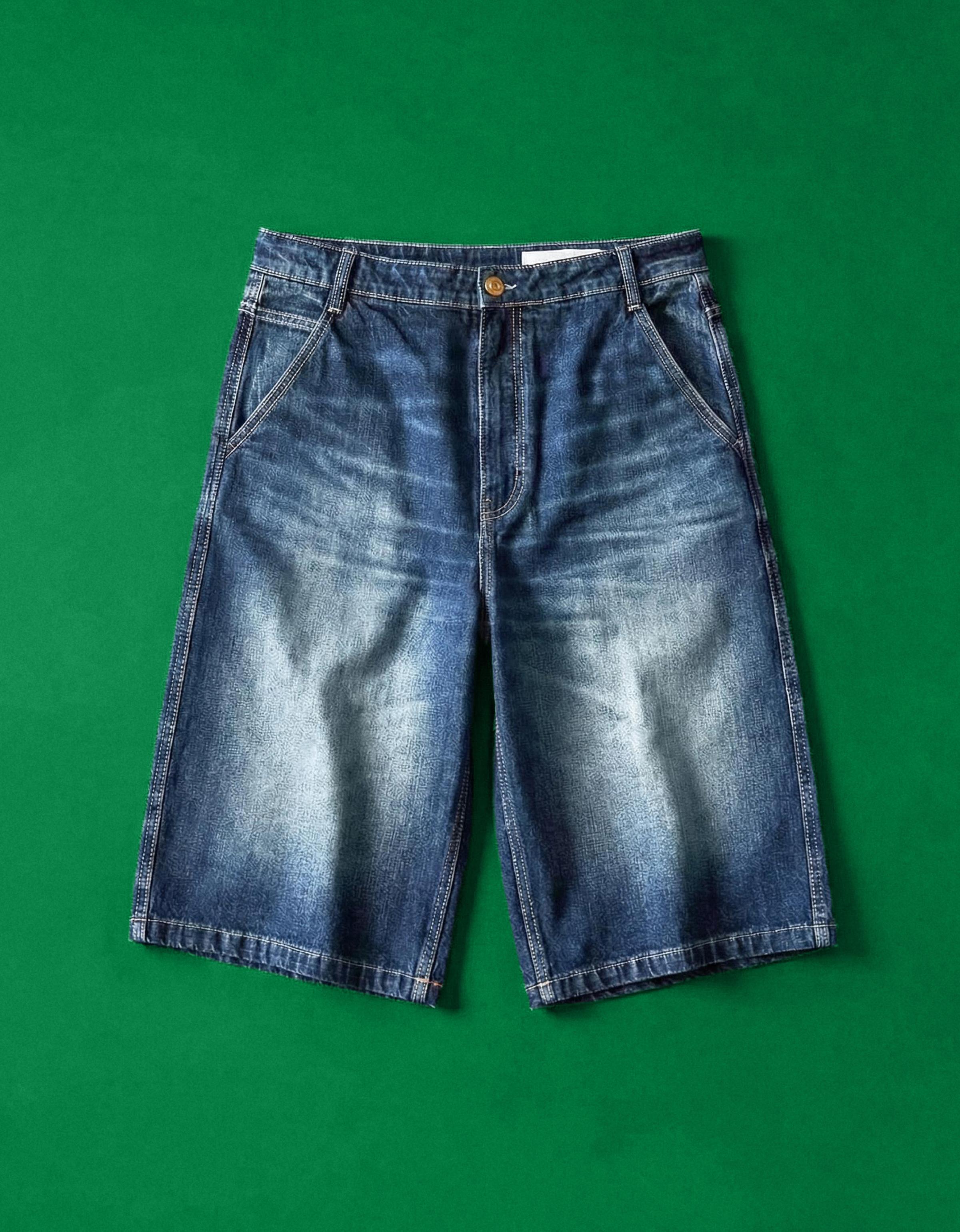 Skater denim bermuda - Görsel 108