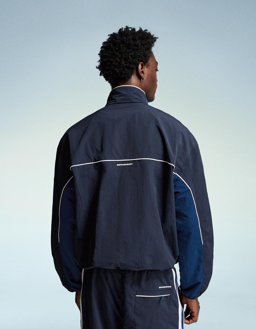 Technical sports jacket-Navy-6