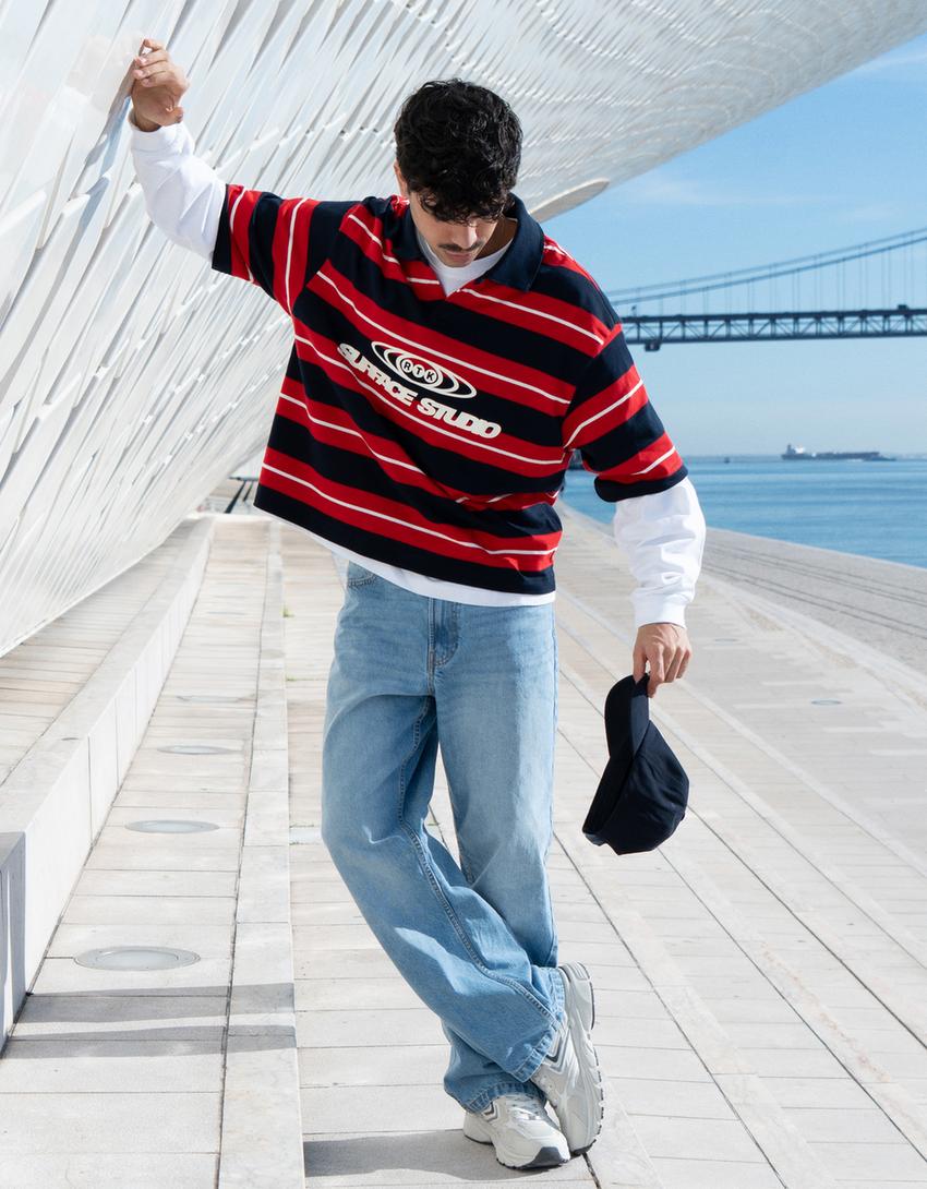 Baggy jeans-Light blue