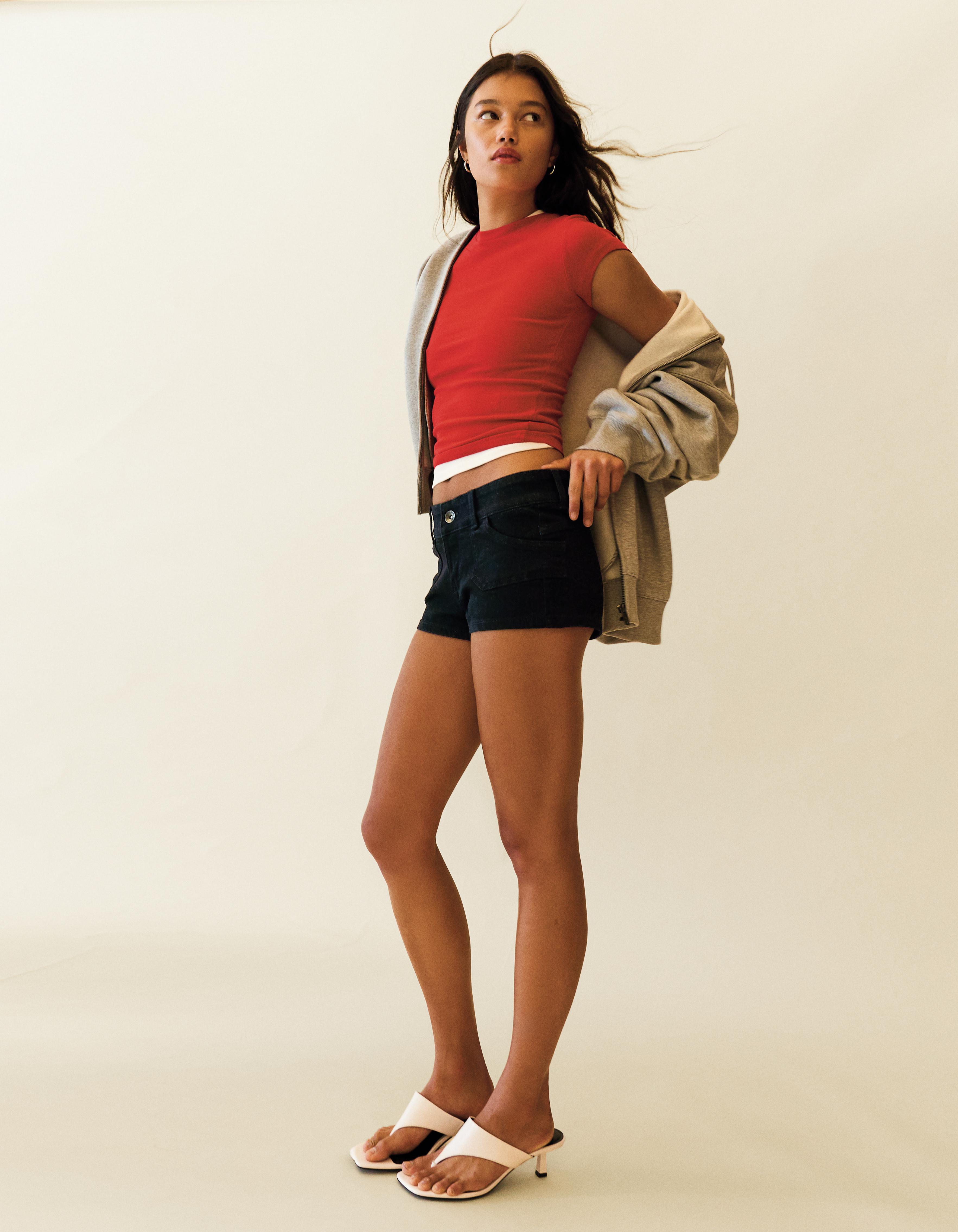 Mini denim şort - Görsel 91