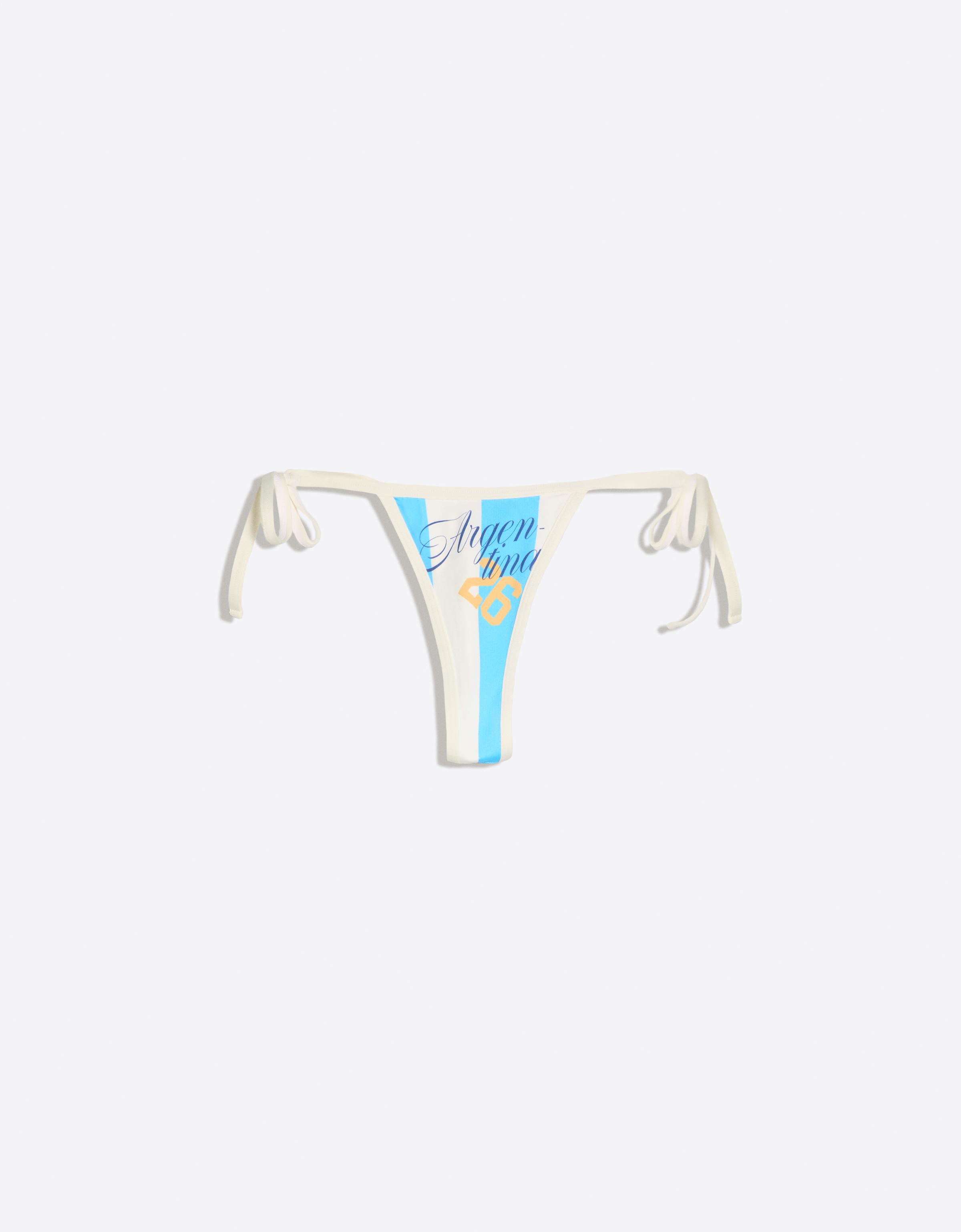 Argentina FIFA WORLD CUP™ thong bikini bottoms — Blue