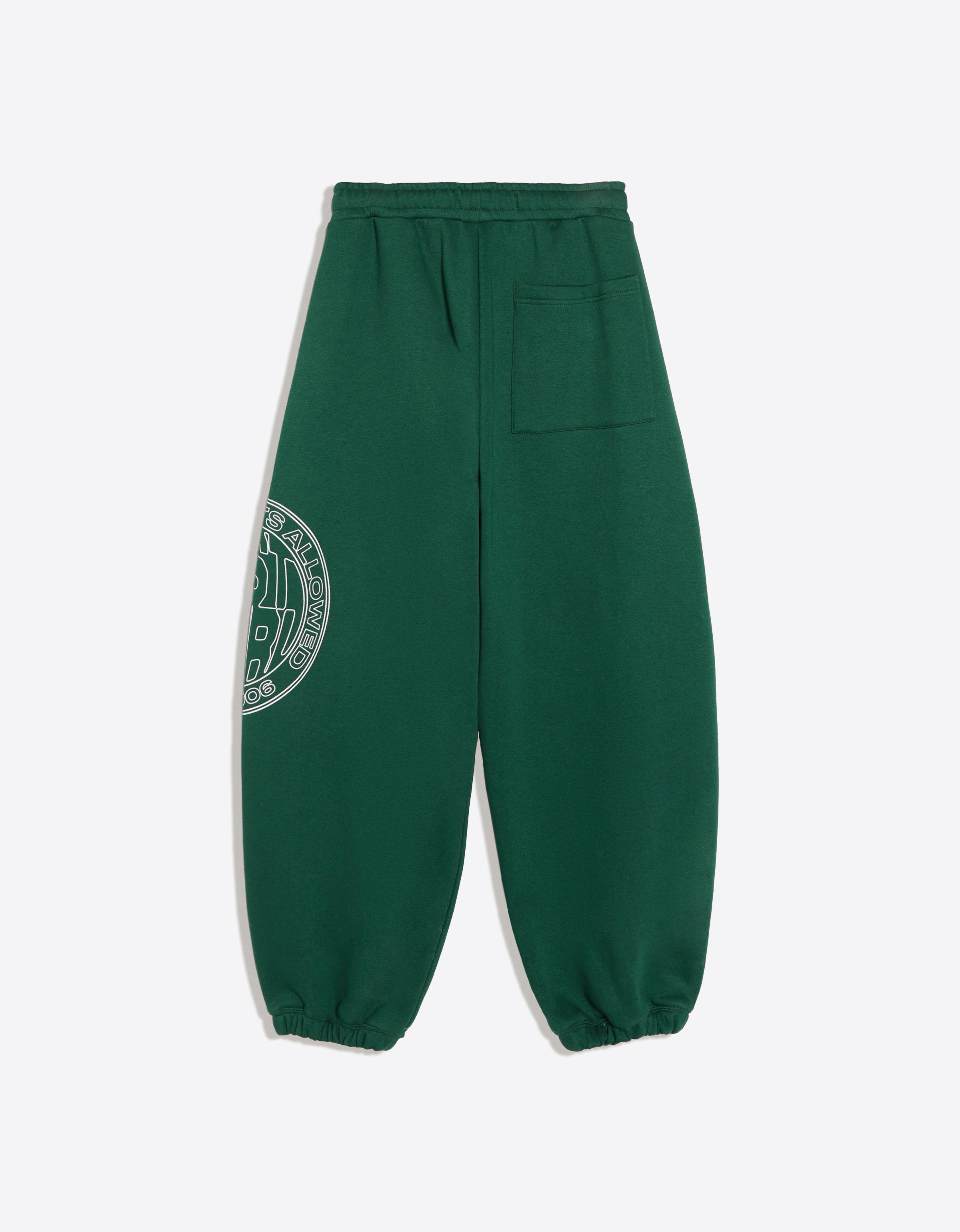 Side print joggers — Green