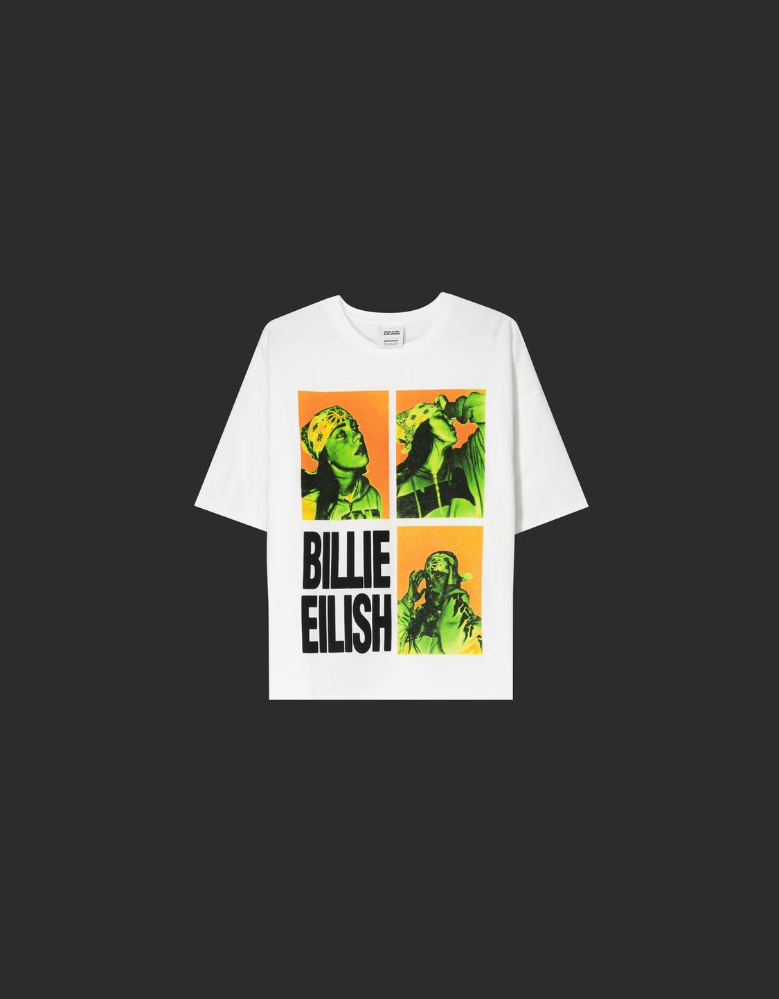 Short sleeve Billie Eilish print T-shirt