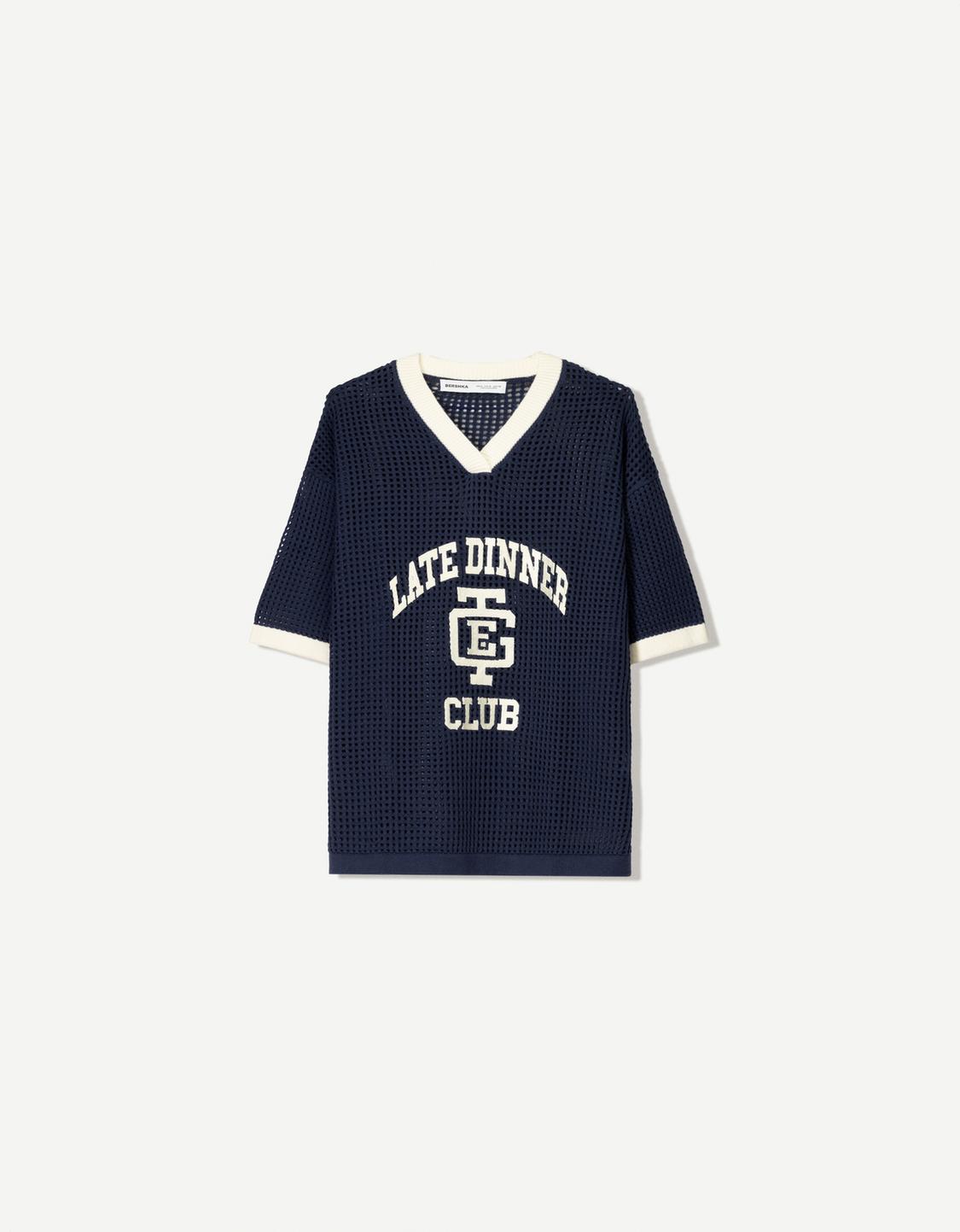 Short sleeve mesh sports T-shirt