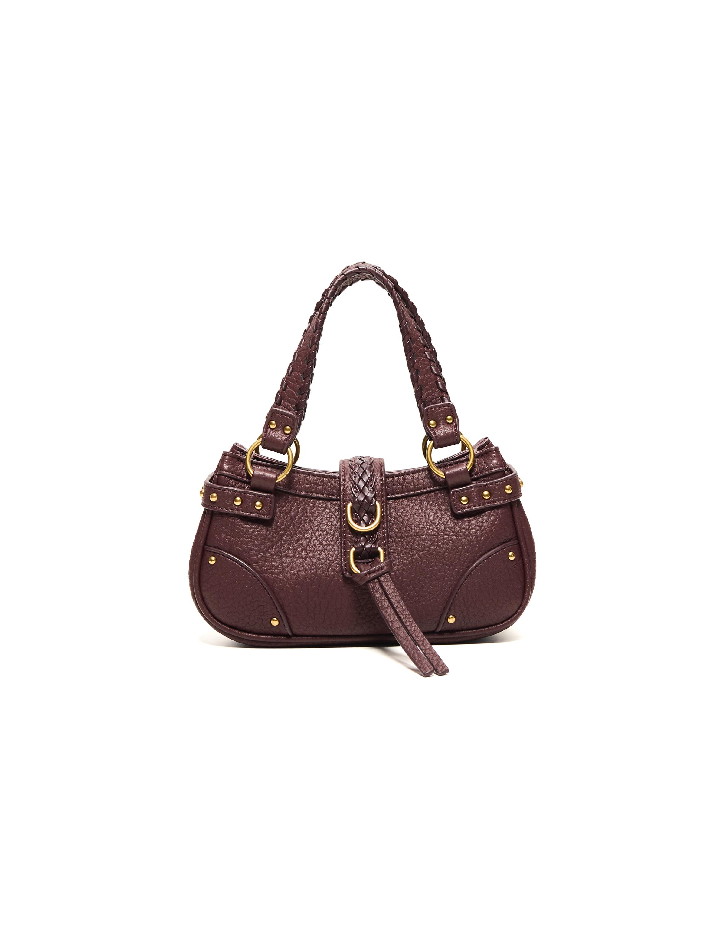 Mini vintage effect bag — Burgundy