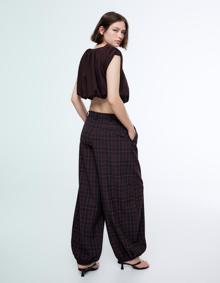 Pantalon bouffant-Marine