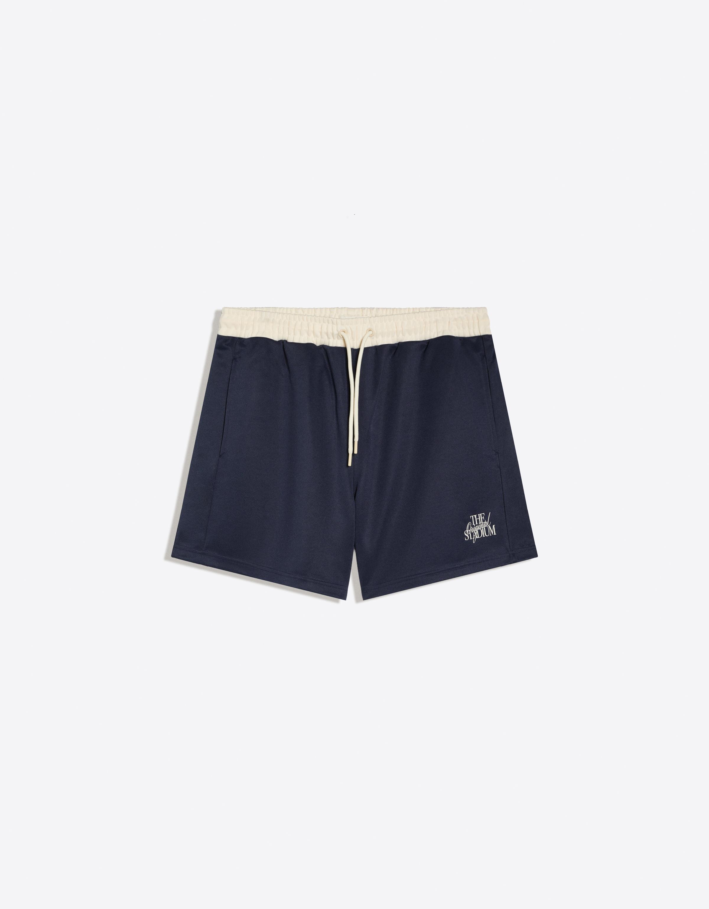 Short patch Bermuda shorts — Navy