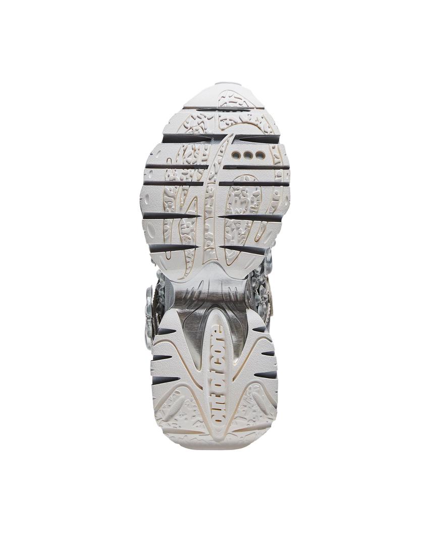 Sneaker mit Blumen out of core-Grau-2