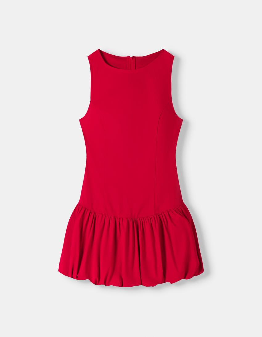 Balloon mini dress - Women | Bershka