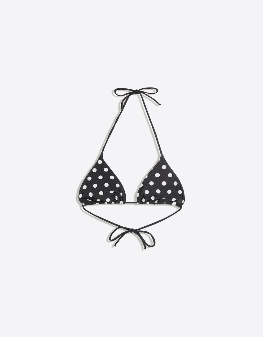 Sytjena plazhi trekëndore me pika-E zezë