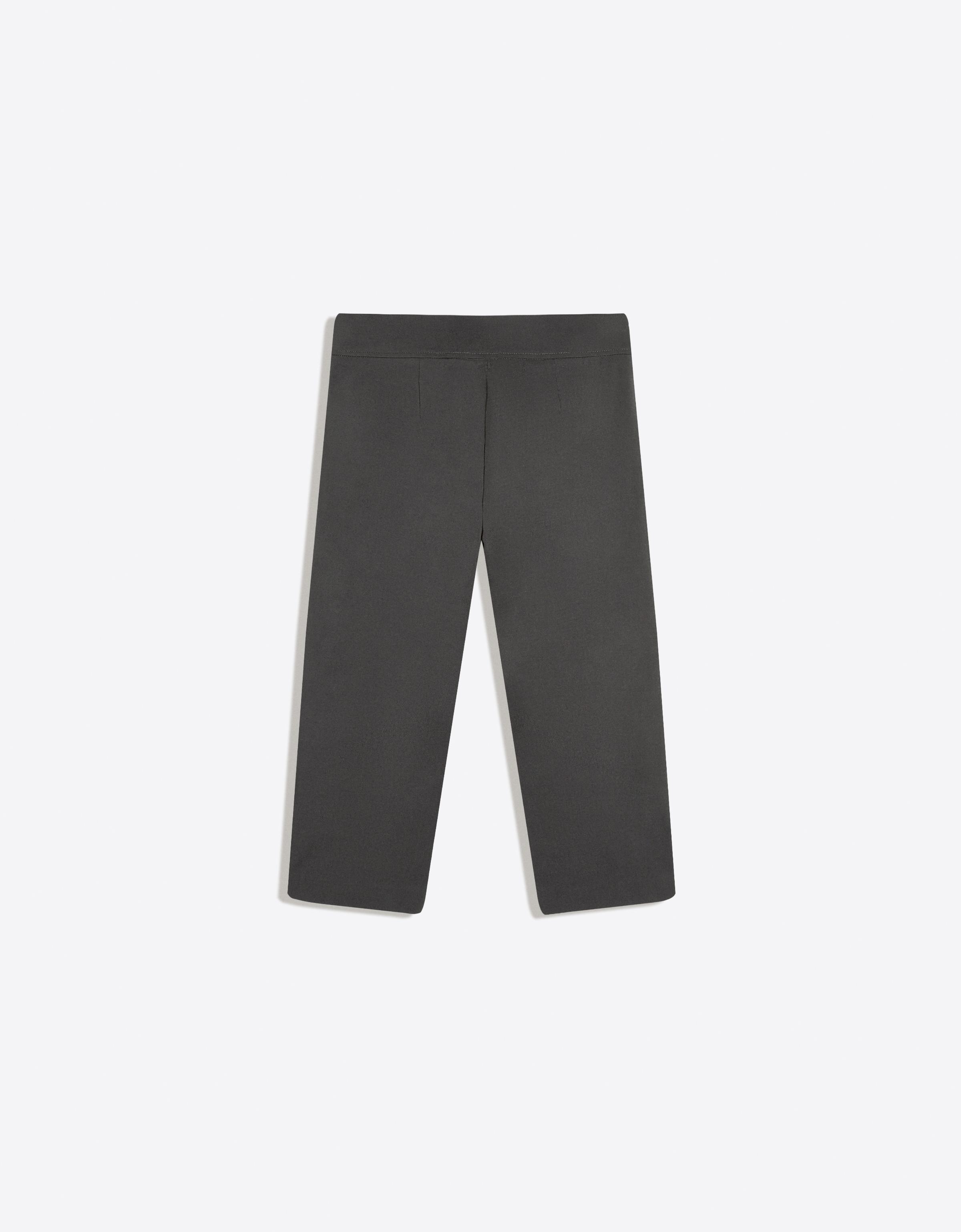 Capris with split hems — Grey