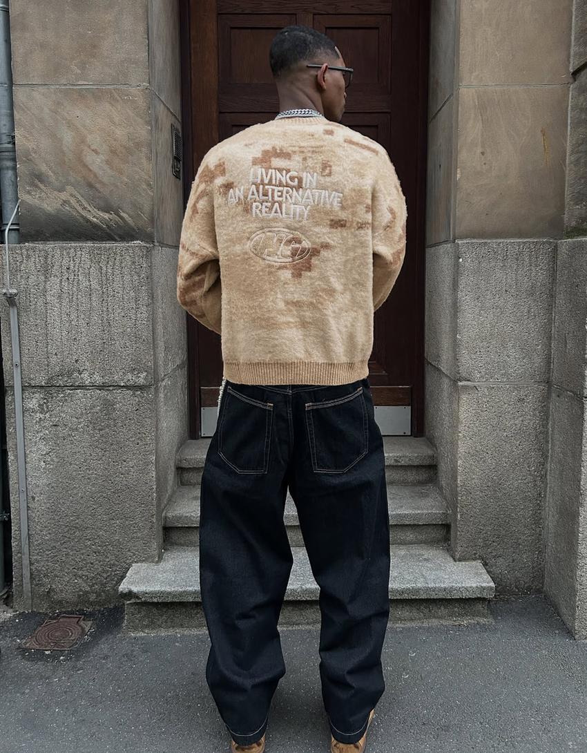 Jeans super baggy-Marino