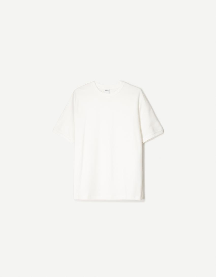 Camiseta manga corta textura
