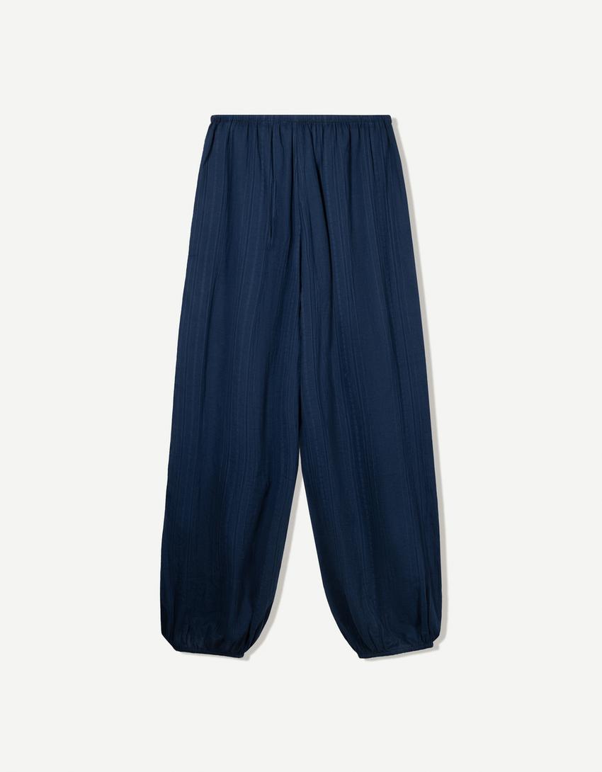 Sarouel trousers-Navy