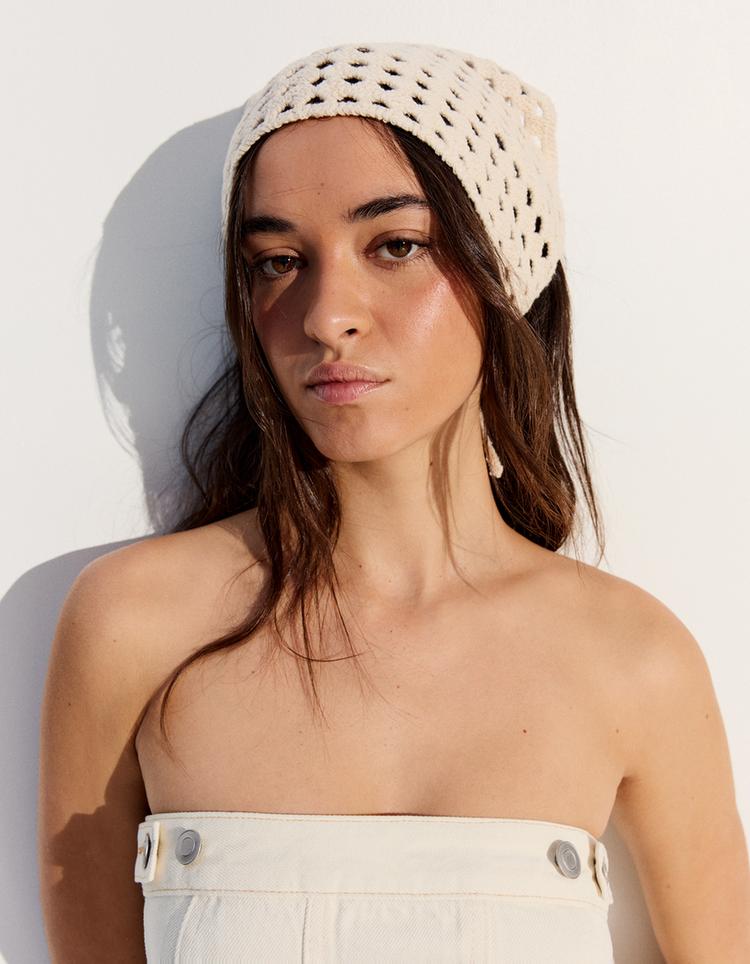 Kroşe Kürk Bandana