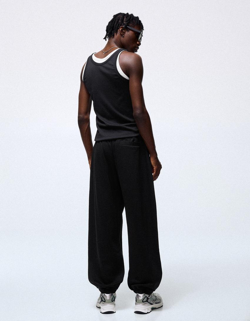 Pantalón jogger-Negro