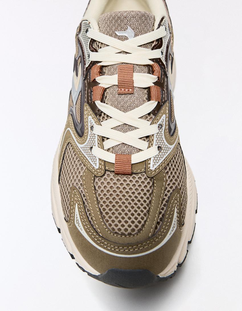 Tenisky z viacerých kúskov-Kombinovaná