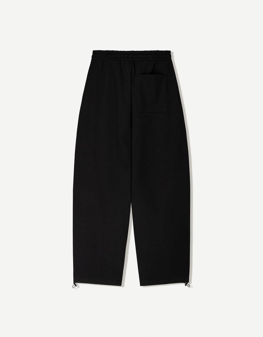 Balloon interlock pants