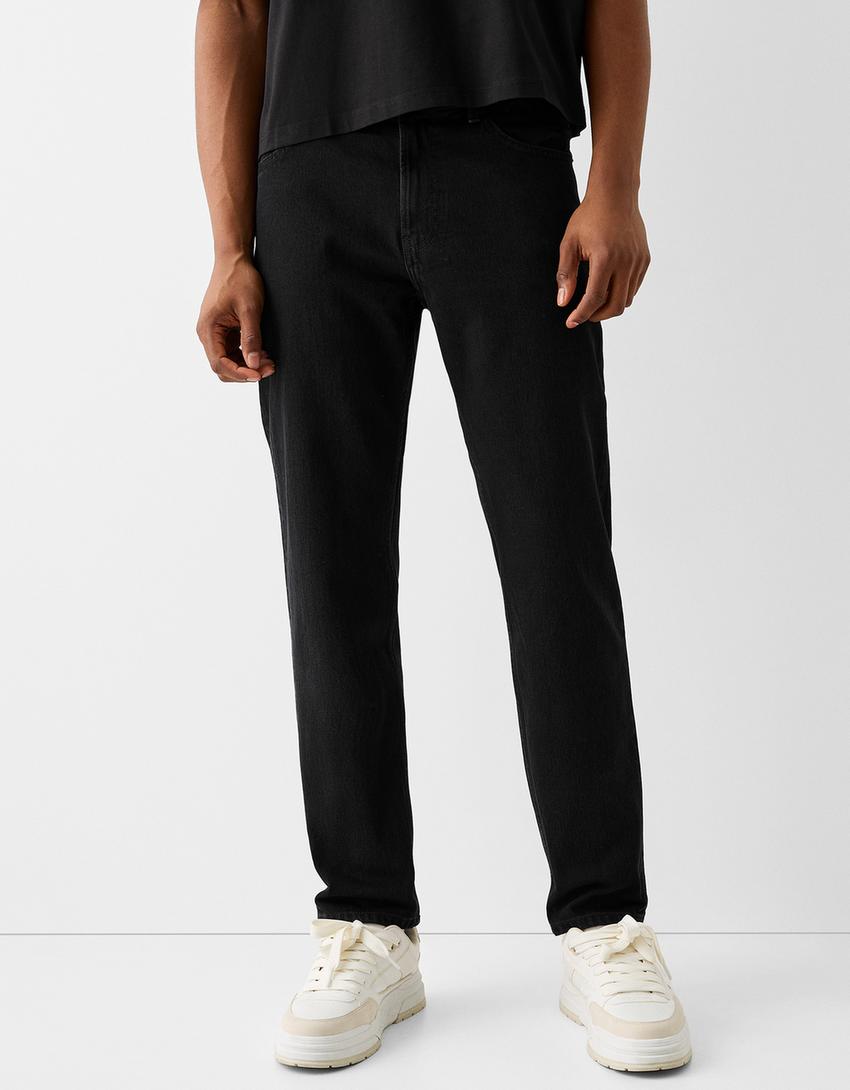 Slim fit jeans-Black-1