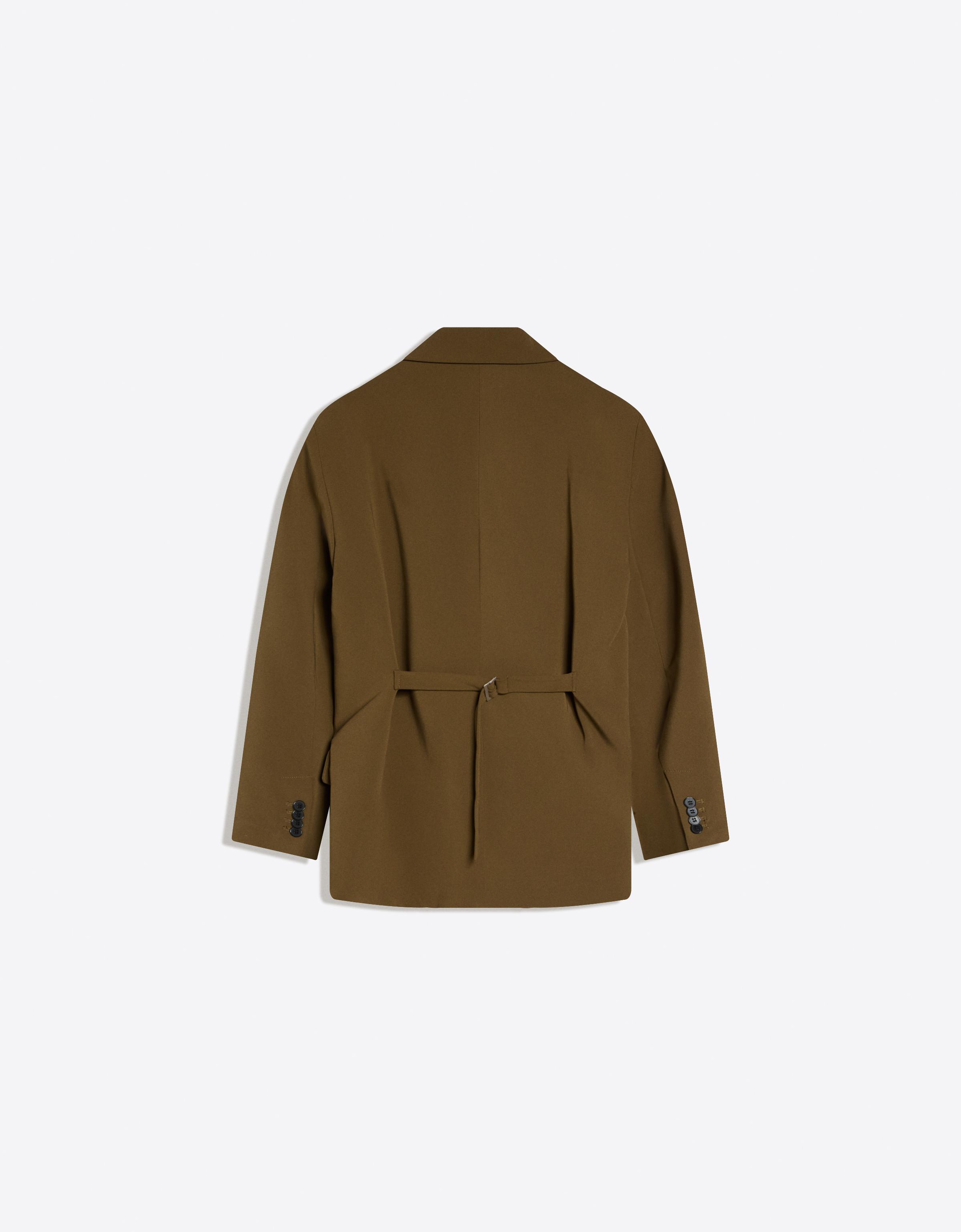 Blazer with back buckle